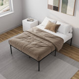 Zeta 16'' Metal Platform Bed
