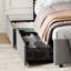 Structure de lit simple 75 po Beige Modern
