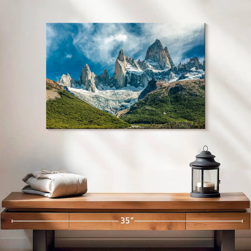 Alvord Snowy Mountain Fitz Roy, 16" H x 24" W