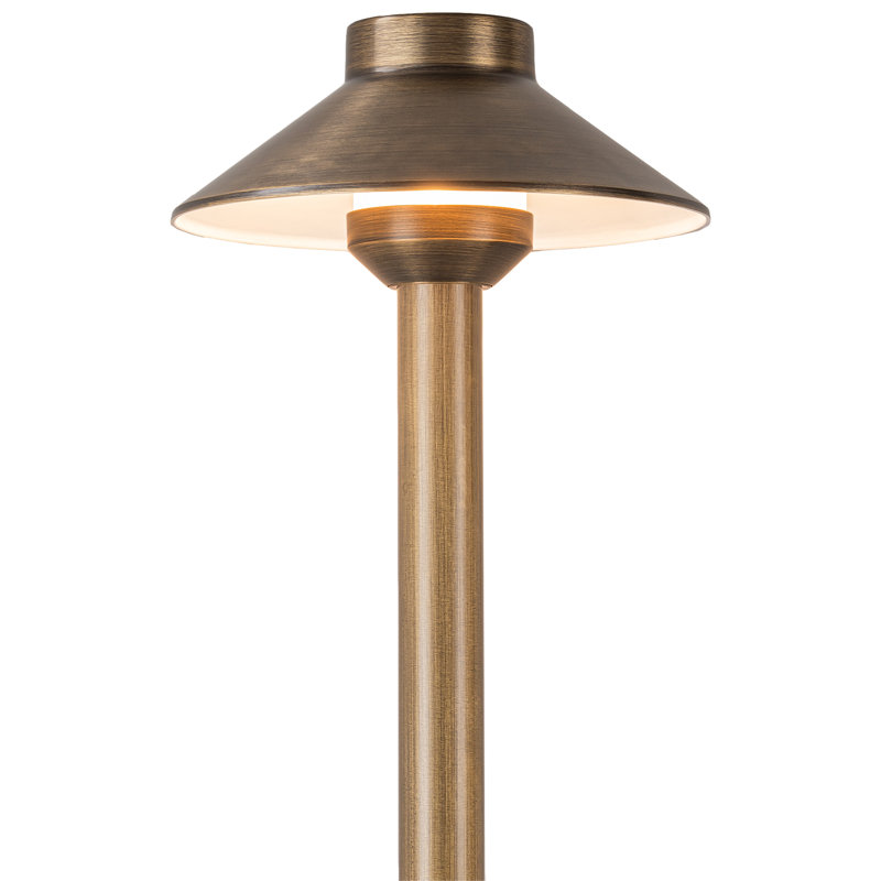 Antique Brass Solid Brass Pathway Light