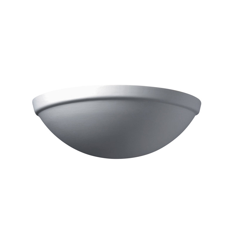 Ambiance - Rimmed Quarter Sphere Wall Sconce - Carbon Matte Black - E26, Yes, Carbon Matte Black, 9