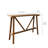  Fawaka 43"W Farmhouse Solid Wood Console Table-28813931