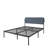 Upholstered Metal Standard Bed