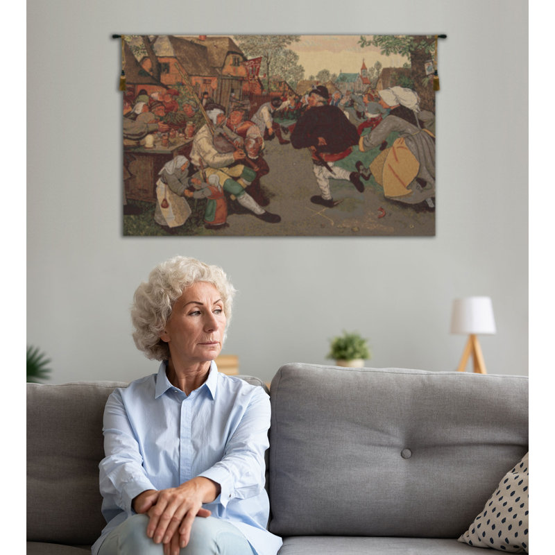 The Farmer's Dance Tapestry Wall Art