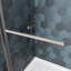 Porte de douche à dérivation, porte coulissante, avec verre trempé 5/16 po et finition 6074