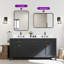 Miroir rectangulaire arrondi avec cadre en aluminium, miroir de meuble-lavabo mural, miroir d'entrée / horizontal moderne-1058386981-1058386983