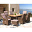 Goodrich Square Wicker Outdoor Bistro Table , 90cm cm W 90cm cm D