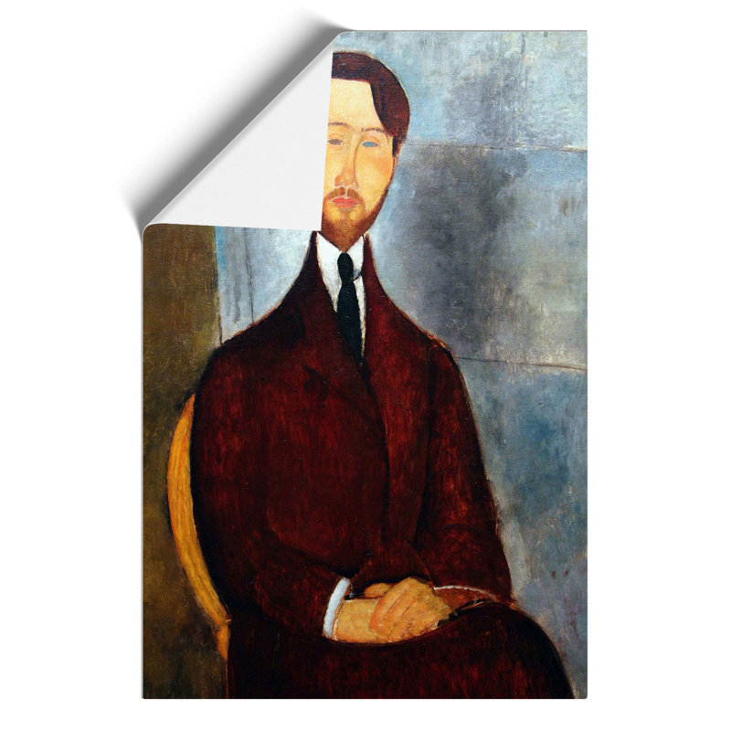 Leopolda Zborovskogo by Amedeo Modigliani - Frameless Print, 30cm H x 21cm W x 0.1cm D