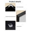 Horloge murale en alliage d'aluminium