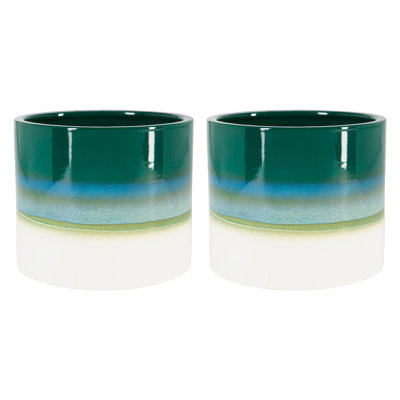 Nicola Spring - Reactive Glaze Plant Pots