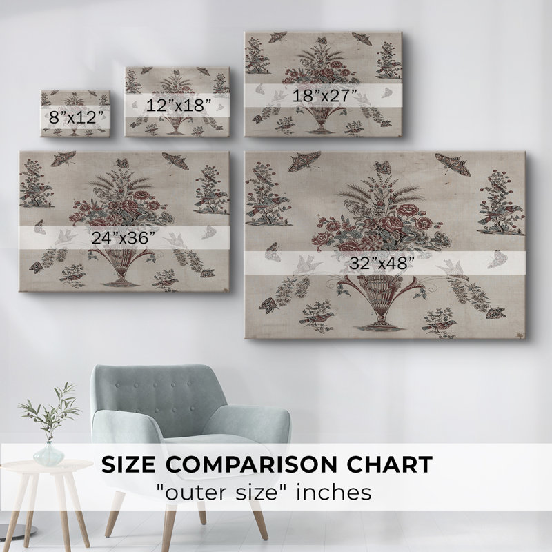 Abstrait rétro - XL - Cavas enveloppés de galerie, H 8 po x l 12 po