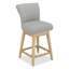 Tabouret de bar et de comptoir pivotant en bois massif Malakeh (ensemble de 1/2/4)-1275975471-1275975469-1276884708