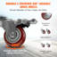 110 lb Chariot à roulettes pliable Capacité-93800750