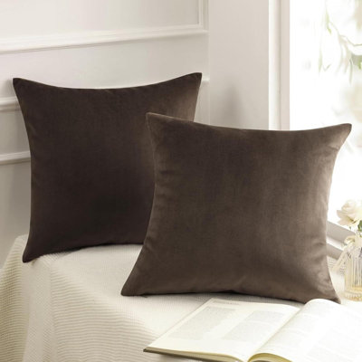 Soft Velvet Solid Color Throw Pillow Cover, Versatile And Stylish