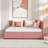 Upholstered Daybed With 2 Storage Drawers-745435111-741380337