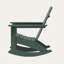 Chaise berçante Adirondack POLYWOOD-50289031