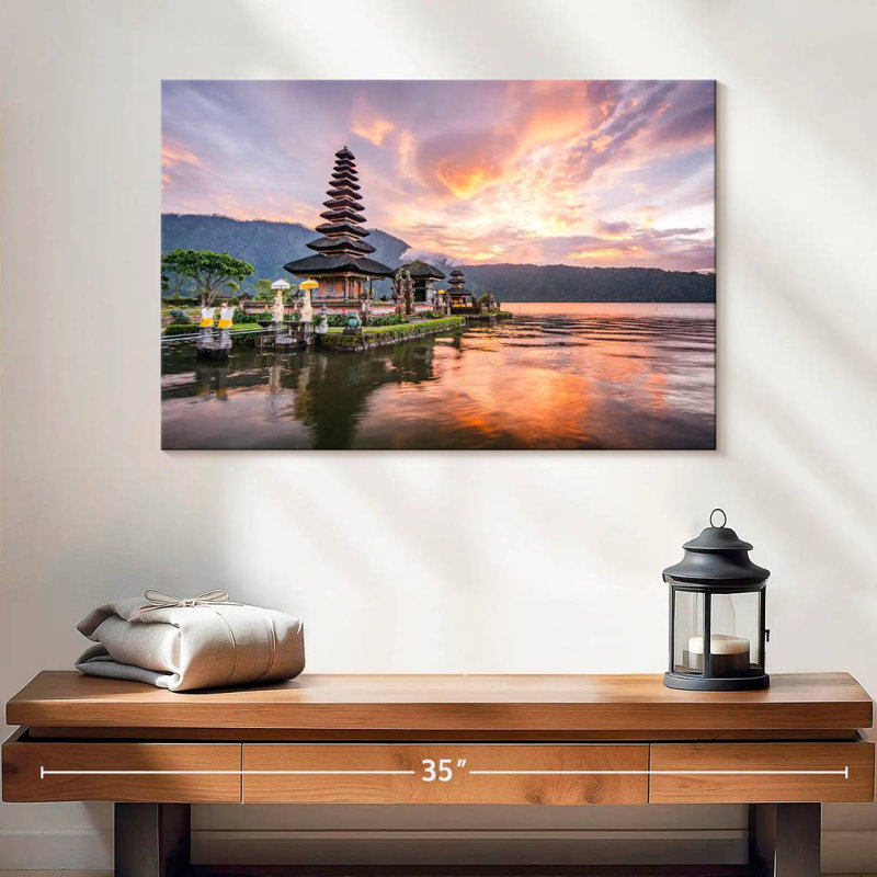 Adella Pura Bratan In Bali, 16" H x 24" W