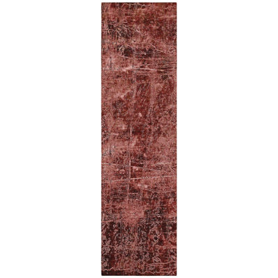 Tapis de couloir d'extérieur 8 pi Merlot
