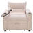 36.14'' Wide Modern Convertible Sleeper Chair Bed With Phone Holder And Cup Holders-854295097