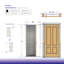 Porte moustiquaire pliante et rétractable blanche S3.0 81-91 cm (L) x 203 cm (H), largeur ajustable, sans pincement, installation facile, anti-insectes, résistante à la chaleur, indéformable, gain de place-127123036