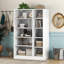 Armoire moderne à 3 portes avec tablettes Modern Minimalist