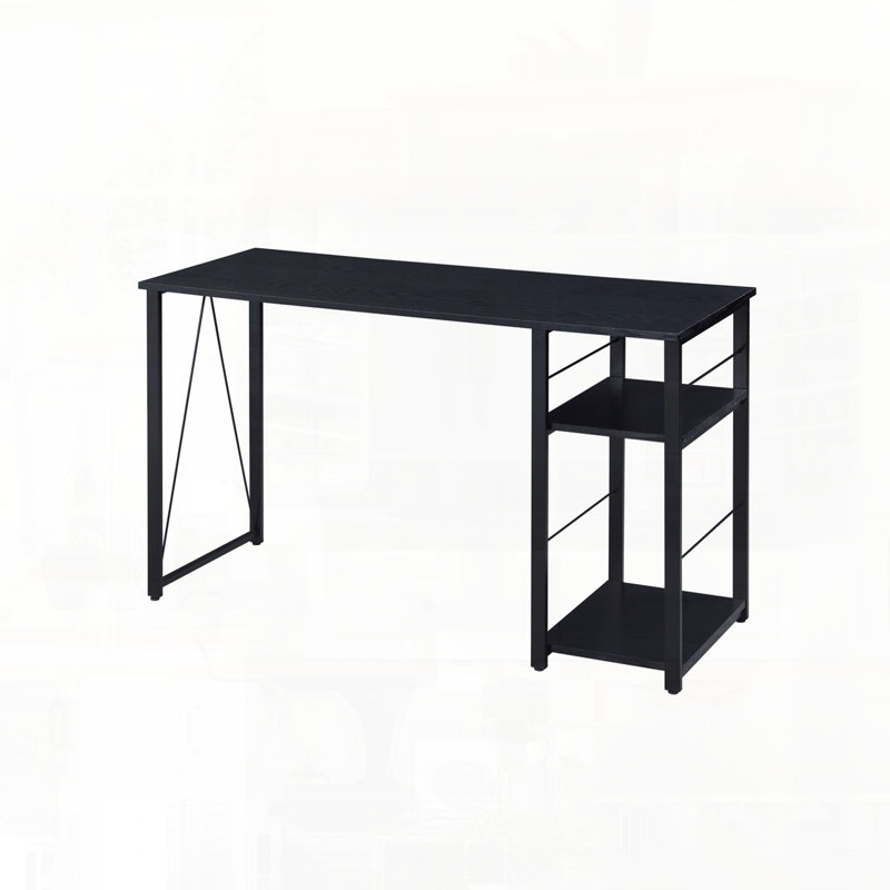 Bureau d'écriture avec espace de dégagement pratique, Noir