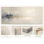 «Airy Blue Mist», art mural sur toile abstraite panoramique-1125168590