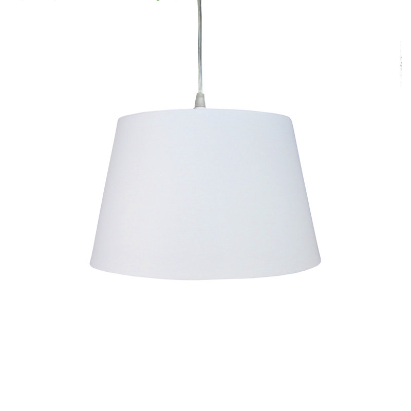 Cotton Empire Lamp Shade ( Clip On ), H22 x W35 x D35cm, White