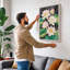 Lotus in Bloom Botanical - Wrapped Canvas-959177798-959177799