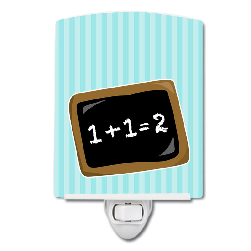 Back to School Math Ceramic Night Light