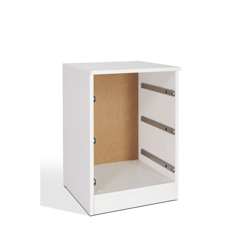 Esher 40.5cm W Solid + Manufactured Wood Bedside Table