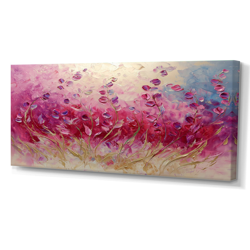 Jamerson - Floral Wall Art, H 28 po x l 60 po, Toile tendue, Ne s’applique pas