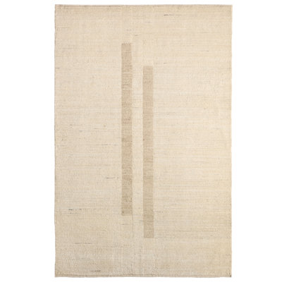 Jaipur Living Caledonia Handwoven Striped Ivory Area Rug (18in Swatch)