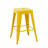 Backless Metal Bar Stools - Non-Stackable & Tool-Free Assembly Design-655884898