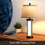 Lampe de table USB en métal