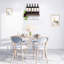 Nelsonia Wine Bottle & Glass Rack Bronze