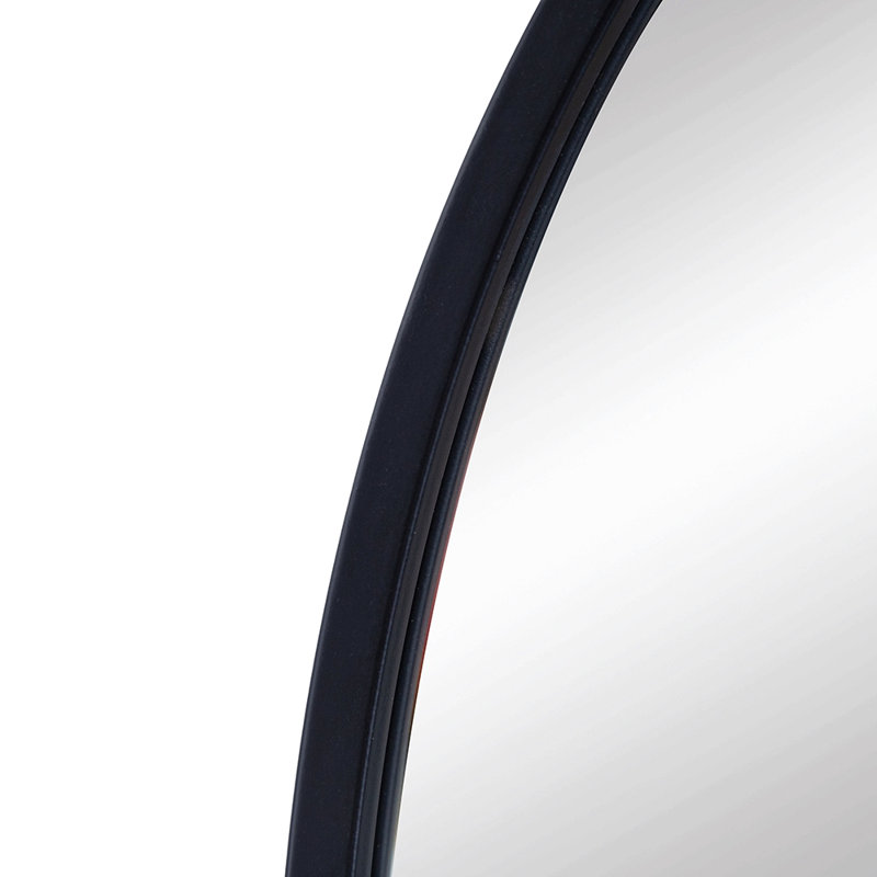 Miroir 28 po x 28 po Celine, Noir