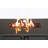 43" Smoked Glass Metal Rectangle Fire Pit
