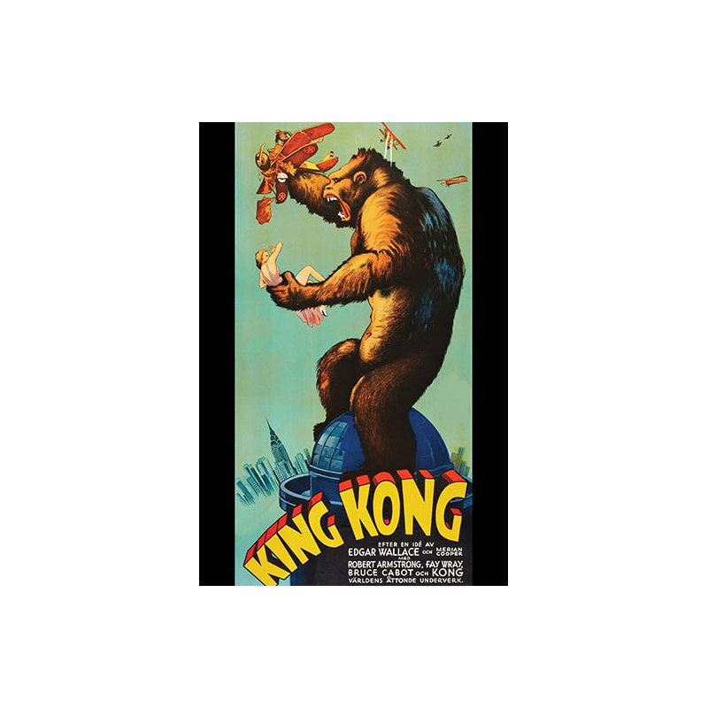 Très grand kong-impression publicitaire, H 36 po x l 24 po x P 1,5 po