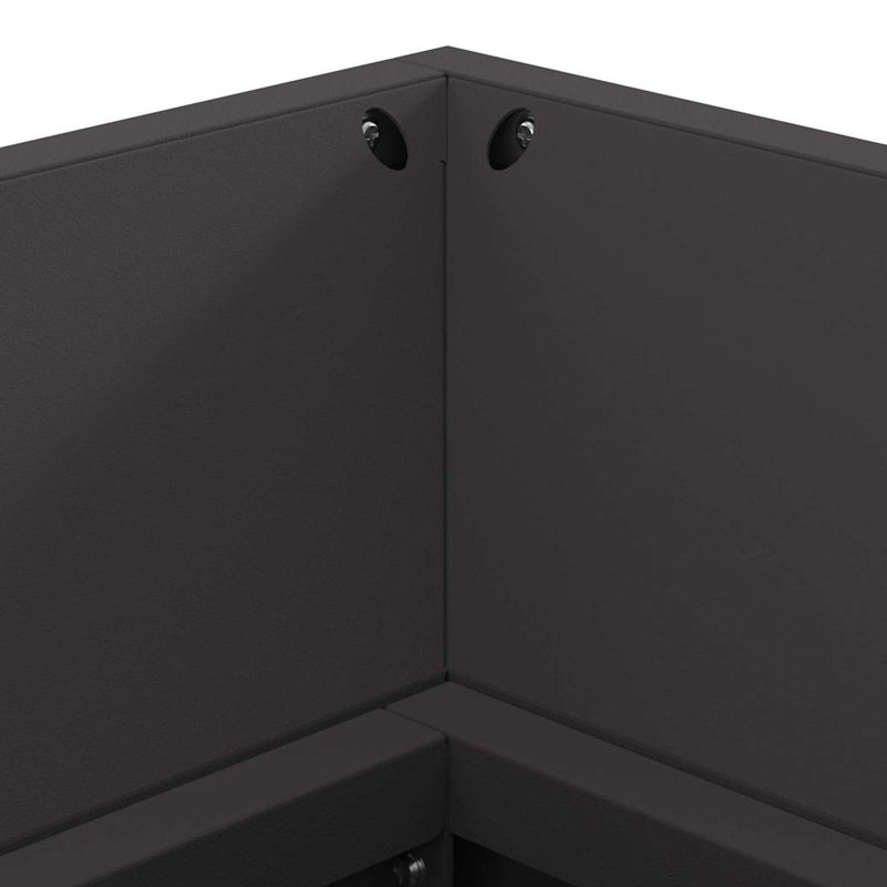 Modern Outdoor Fire Pit, Black