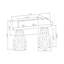 Éclairage pour salle de bain 2 lumières en nickel brossé 13 po avec abat-jour en verre bullé transparent-1518621967-1518622065