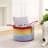 Anchie Large Woven Basket Laundry Hamper Tall Cotton Rope Woven Blanket Storage Bin Toy Storage Basket With Handles For Living Room, Laundry-749462043