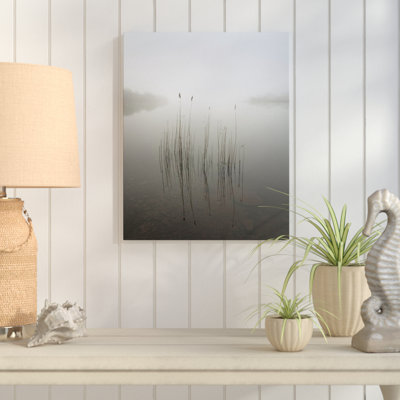 «Reeds in the Mist», reproduction de photo sur toile tendue