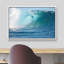 Coastal Beach Vibrant Blue Tropical Beach Rip Curl, photographie de paysage naturel, art moderne, rustique-101091116-101091120