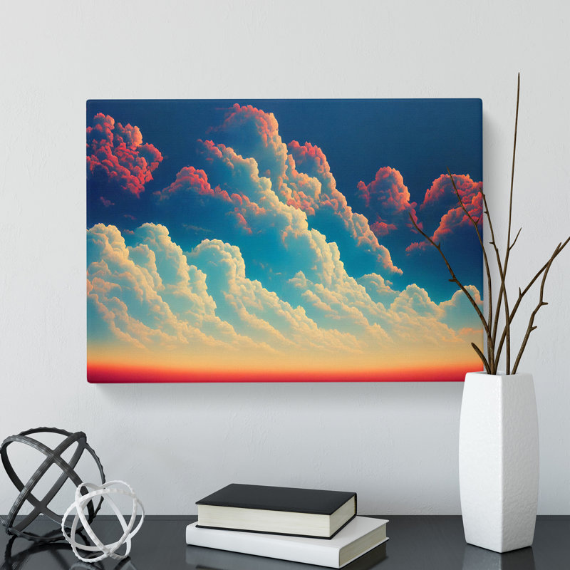 Gracious Clouds - Wrapped Canvas, 40cm H x 60cm W x 3cm D