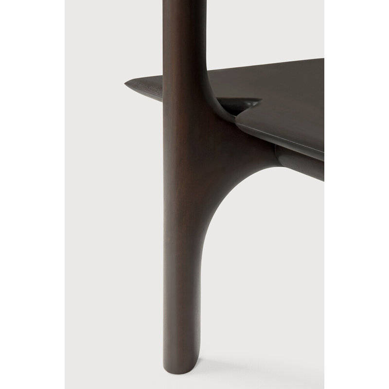 PI rack - varnished mahogany - dark brown 110/39/187, Dark Brown