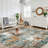 Modern Abstract Area Rug 9x12 Washable Rug Non Slip TPR Rubber Backing Contemporary Carpet Non Shedding Floor Covering Foldable Mat for Open Spaces Colorful-1357862315-1357862325