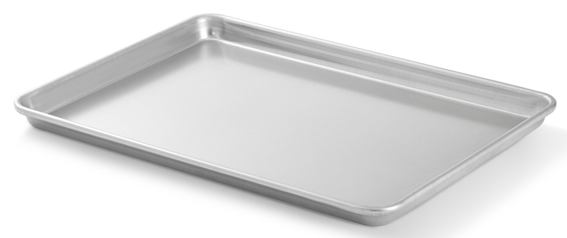  Small Baking Sheet Pan, 1/8 Aluminum Cookie Sheets for Baking,  Toaster Oven Pans Heavy Duty, Deep Edge, Set of 3: Home & Kitchen