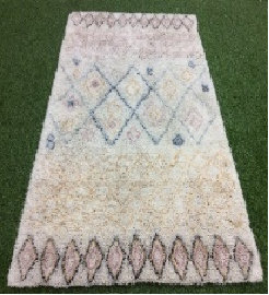 Lovenais Handmade Rug, Rectangle 5' x 7'6"