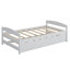 Lit plate-forme avec lit gigogne-579995222